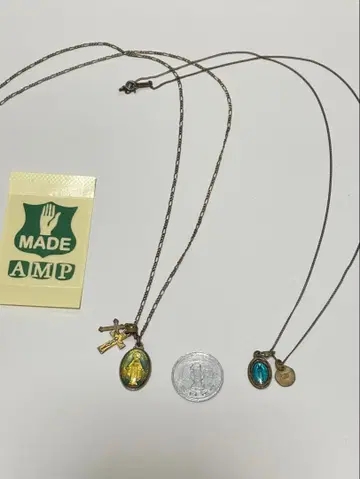 amp japan 마리아 목걸이 실버925