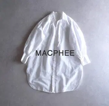 새상품급 투모로우랜드 맥피 2,3만 코튼 라미 튜닉 셔츠