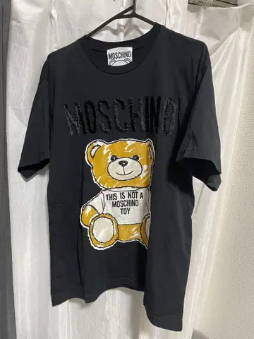 MOSCHINO 테디베어 티셔츠 블랙