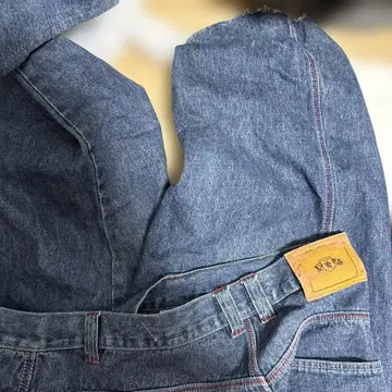 다크 블루 데님 팬츠