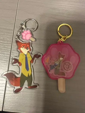 주토피아 아이스캔디 키링 키홀더