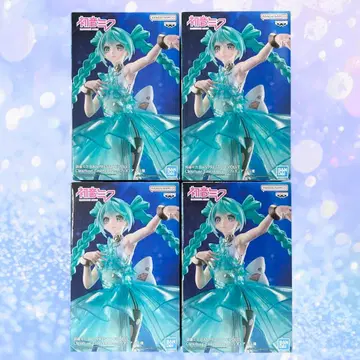 하츠네 미쿠 EVOLVE ClearluxeEmeraldGem 피규어 4개