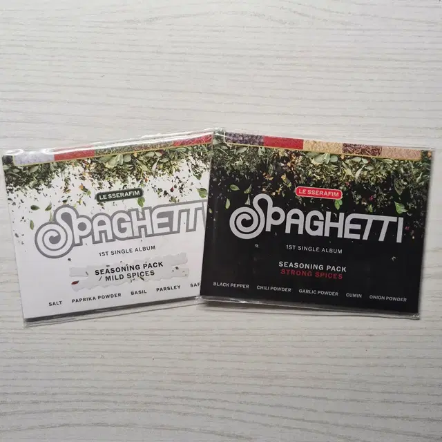 르세라핌 스파게티 위버스반 미개봉 앨범 세트