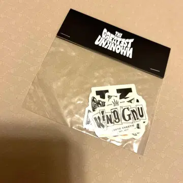 미사용 새상품 King Gnu 스티커 5개