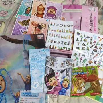 코비토즈칸 모모지리 뚜껑 포함 보관 케이스 스티커 코비토 포스터