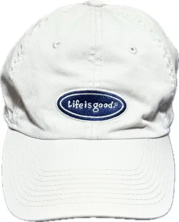 Life is good 화이트 캡 야구 모자 구제 의류