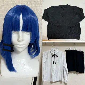 봇치 더 록! 야마다 료 코스프레 의상 가발 포함