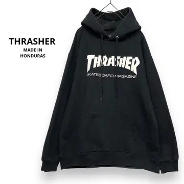 THRASHER 후드티 스페이드 택 온두라스 제조 빈티지 S