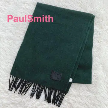 폴스미스 머플러 다크 그린 울 캐시미어 남성용