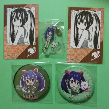 FAIRY TAIL 페어리 테일 웬디 아크릴 키링 폴라로이드 캔뱃지