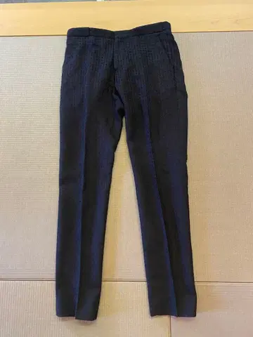 에트로 ETRO 남성 바지 46 미사용급 실크 혼방 자카드 블랙