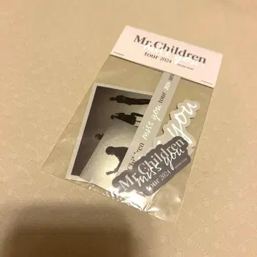 미사용 새상품 Mr.Children 2024 miss you 스티커 5개
