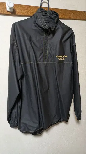 GOLD'S GYM 하프 지퍼 자켓 M 블랙