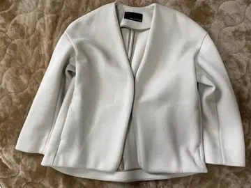 Green Label Relaxing 노카라 자켓 베이지 36