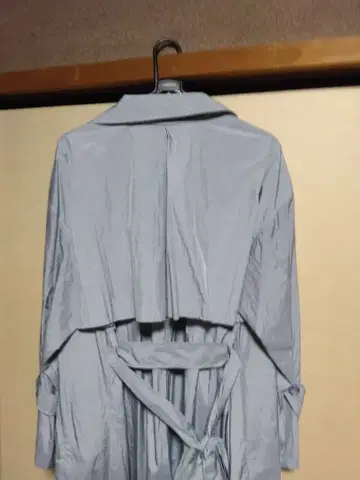 Piano 빅 사이즈 라이트 블루 트렌치코트