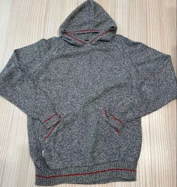 Let it Ride 레트이토라이드 코튼 니트 후드티 그레이 L