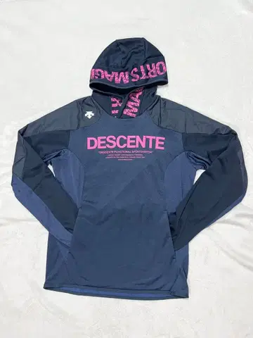 DESCENTE 데상트 웜 후드 맨투맨 배구 사이즈 M