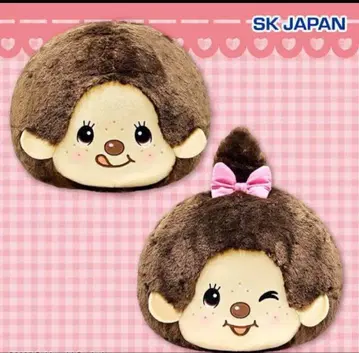 온라인 크레인 게임 획득 몬치치 페이스 BIG 봉제 인형 2종 세트