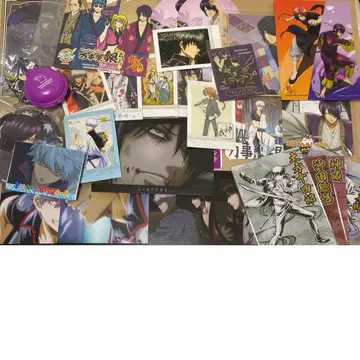 은혼 종이류 다수 묶음 판매 캔뱃지 대은혼전 아트 코스터 블루룬 외