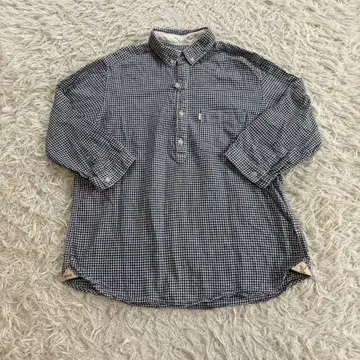 AIGLE (에이글) 긴팔 셔츠 체크 무늬 셔츠