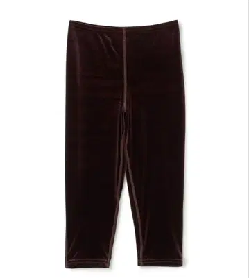 SIMONE WILD VELVET LONG SHORTS 브라운 M
