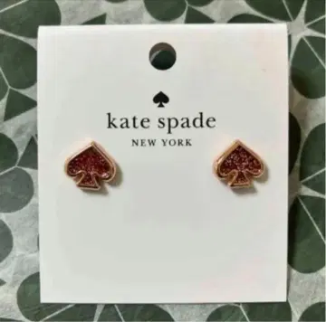 kate spade NEWYORK 귀걸이 스페이드 핑크 x 핑크 골드