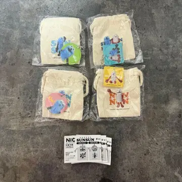 퍼펫 순순 참 포함 미니 복조리 가챠가챠 4개 세트