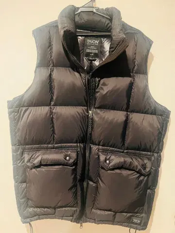 TAION 800FP 블랙 다운 베스트 L