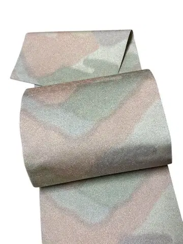 S69 새상품급 츠즈레 후쿠로 오비 순수 실크 재단 기모노