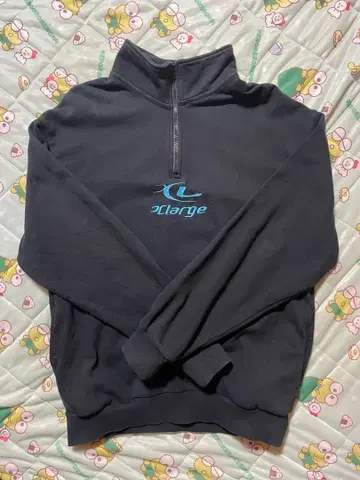 XLARGE 하프 지퍼 맨투맨