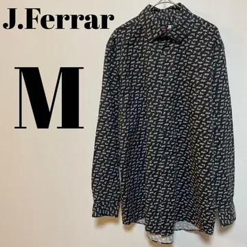 J.Ferrar 제이페 남성용 올 패턴 스트레치 긴팔 셔츠 M