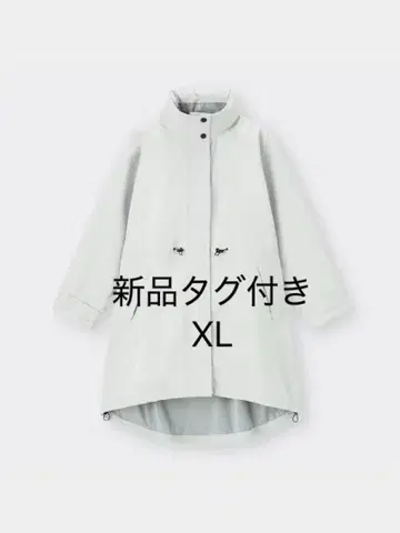 [택 포함 새상품] GU 멀티 블록 롱 코트 방풍 방수