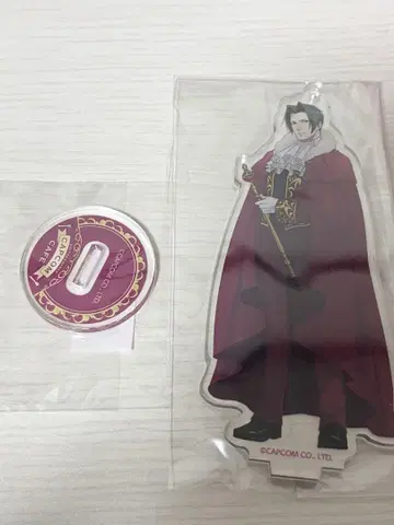 역전재판 캡콤 카페 미츠루기 레이지 아크릴 스탠드