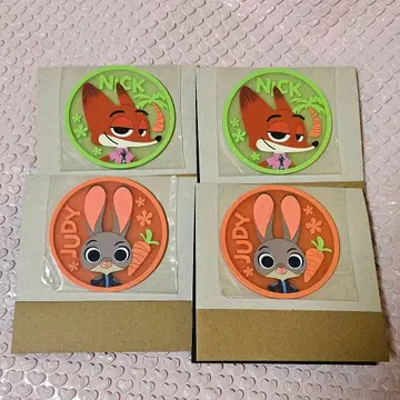 디즈니 주토피아 2 클리어 러버 코스터 가챠가챠