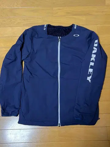 OAKLEY 네이비 풀 집업 리버서블 자켓
