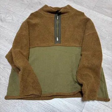 유나이티드 애로우즈/roku/6/하프 지퍼 플리스 자켓