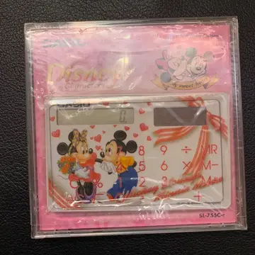 디즈니 카드 계산기 CASIO 레트로 t