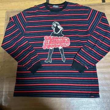 HYSTERIC GLAMOUR 스트라이프 긴팔 티셔츠 L 사이즈