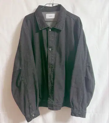 Confirm 빅 실루엣 데님 블루종 L 블랙 계열