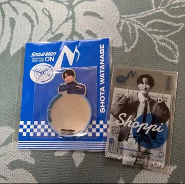 와타나베 쇼타 SnowMan 미러 스티커 클리어 스티커 ON 투어 굿즈