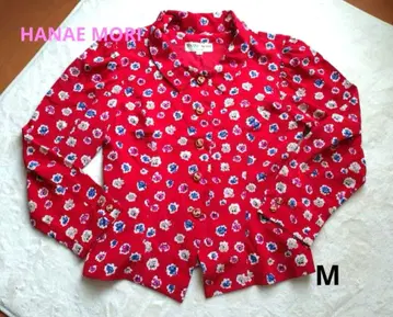 HANAE MORI 자켓 9호 꽃무늬 골드 버튼 빈티지