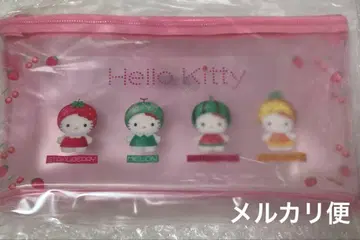 헤이세이 레트로 산리오 키티 1999년 펜 케이스 후르츠