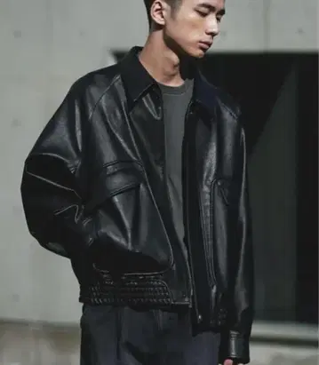 WYM ARTIFICIAL GRAIN FLIGHT BLOUSON