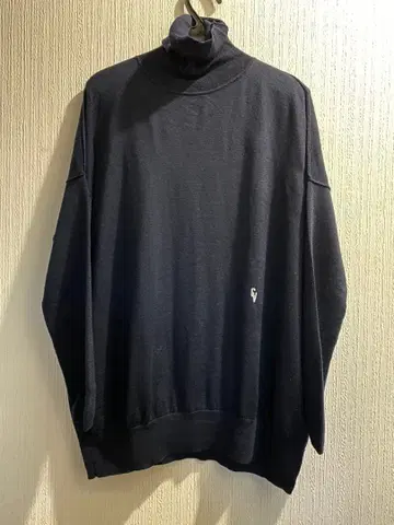 CHEVAL plus 슈발플러스 울 니트 다크 네이비