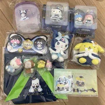 Happy 복권 산리오 피규어 외 8점 일괄 가챠 덤