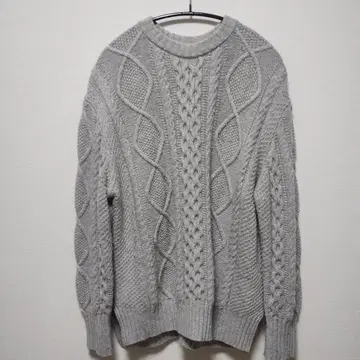 Dana Faneuil 여성용 케이블 짜임 긴팔 니트 사이즈 2