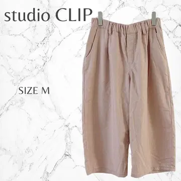 스튜디오 클립 허리밴딩 편안함 라프 미디 기장 이지 팬츠 M