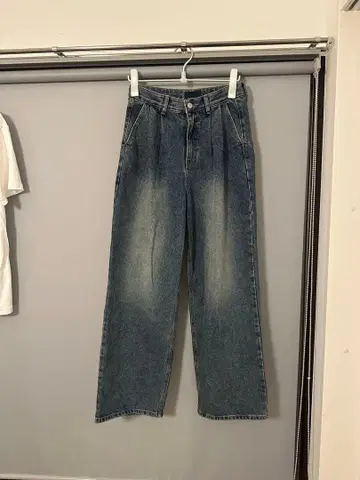 Myl 데님 팬츠 double tuck loose denim pants