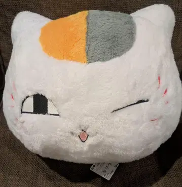 나츠메 우인장 메챠모후굿토 냥코센세 얼굴형 봉제 인형 윙크 Ver.