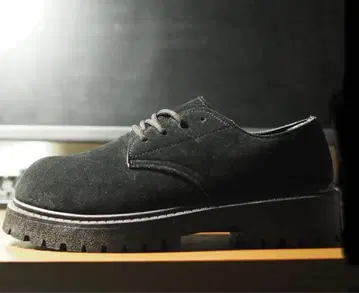 더비 슈즈 / 가죽 신발 / 캐주얼 슈즈 / 블랙 / 블랙